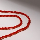 Чокер шар №2 гранёный «Шпинель», цвет бордовый, 36см с удлинителем 7см - фото 30762270