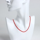 Чокер шар №2 гранёный «Шпинель», цвет бордовый, 36см с удлинителем 7см - фото 30762272