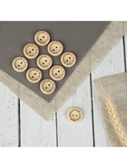 Набор нашивок из дерева Hand made with love, 2×2 см, 10 шт. - Фото 2