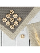 Набор нашивок из дерева Hand made with love, 1.5×1.5 см, 10 шт. - Фото 2