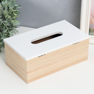 Шкатулка - салфетница «Дом, там где сердце», дерево, 25×9.5×14 см