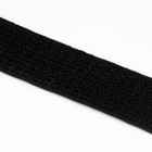Липучка гибридная, 30 мм × 25 ± 1 м, цвет чёрный - Фото 3