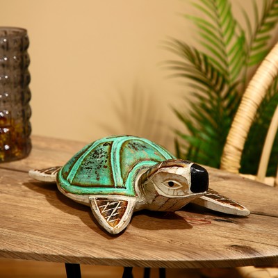 Сувенир «Черепаха с чёрным носом», 30×20×6 см, албезия
