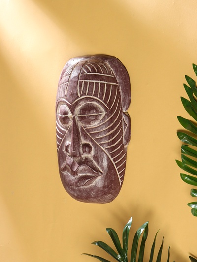 Маска «Ваян», 17×6×30 см, дерево албезия