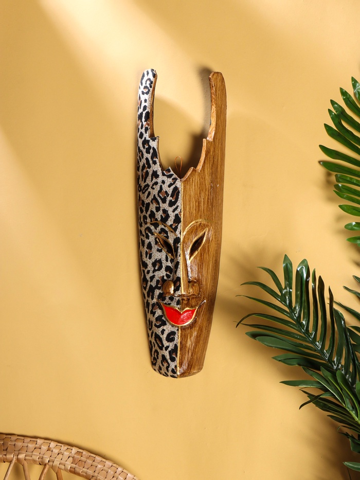 Маска «Юник», 15×7×50 см, албезия, текстиль - Фото 1