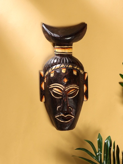 Маска «Кадэк», 30 см, дерево албезия