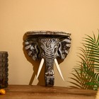 Панно настенное "Голова слона" албезия 30х12х32 см - фото 319324300