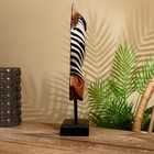 Маска "Зебра" на подставке, албезия 40 см - фото 22075690