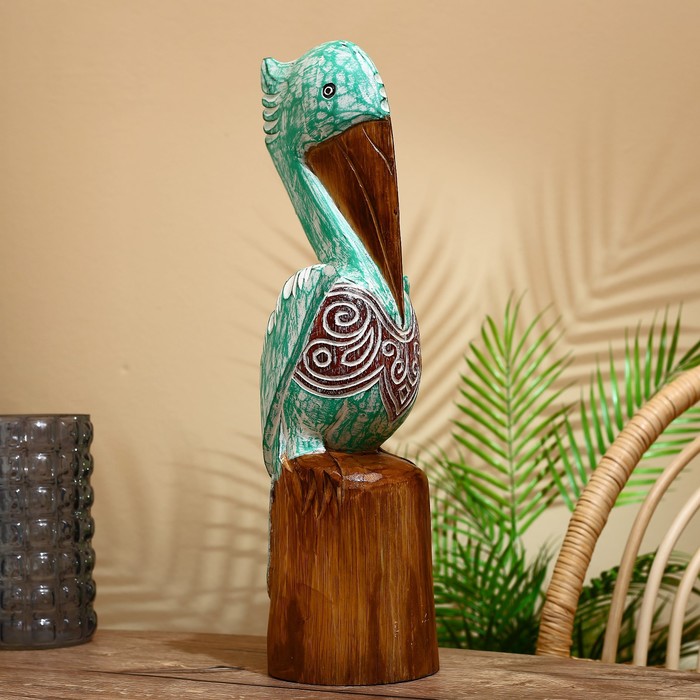 Сувенир "Пеликан" албезия 50 см - Фото 1