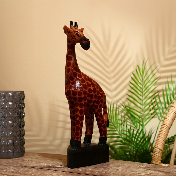 Сувенир "Жирафик" албезия 15х10х40 см - Фото 1