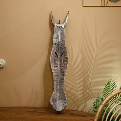 Маска «Зебра», 100 см, дерево албезия