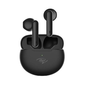 Наушники ITEL Earbuds T1 NEO, беспроводные, вкладыши, микрофон, сенсор, 60/300 мАч, черные 9530931