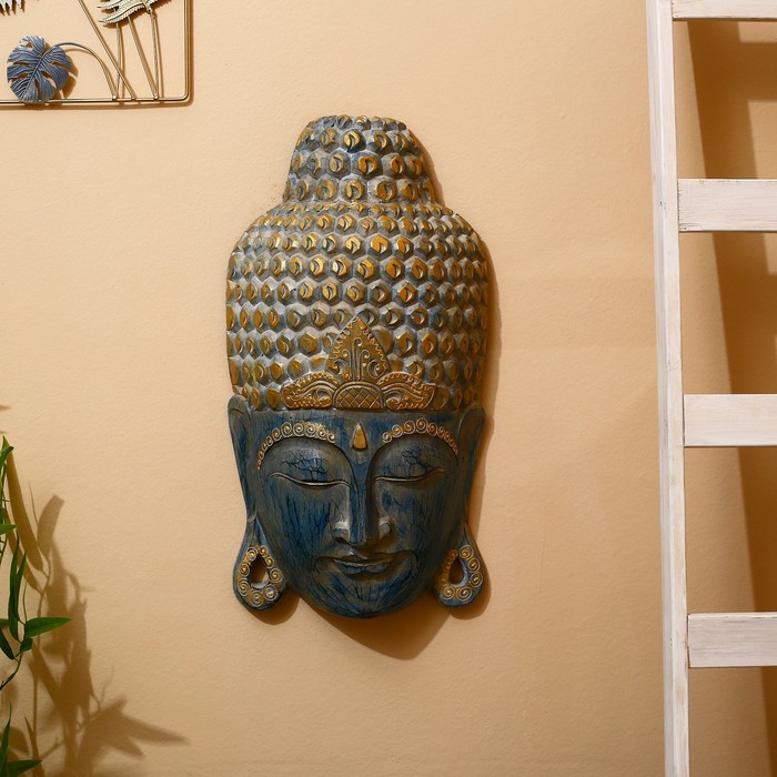 Сувенир "Голова Будды" албезия 60 см - Фото 1