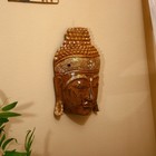 Сувенир "Голова Будды" албезия 40 см - Фото 7