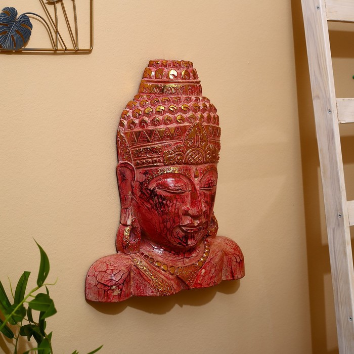 Сувенир "Голова Будды" албезия 45 см - фото 1906210894