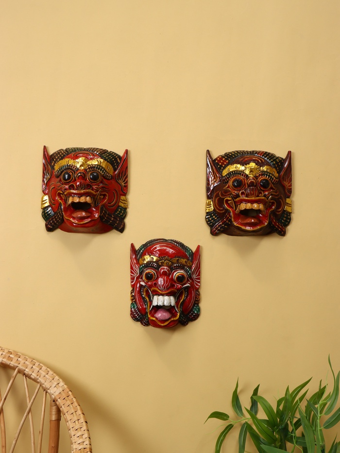 Сувенир «Баронг», 18-20 см, албезия, МИКС