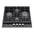 Варочная поверхность HIBERG VM 6145 B, газовая, 4 конф., газ-контроль, чёрная - Фото 3