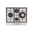 Варочная поверхность HIBERG VM 6145 RY, газовая, 4 конф., газ-контроль, бежевая - Фото 8