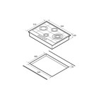 Варочная поверхность HIBERG VM 6145 W, газовая, 4 конф., газ-контроль, белая - Фото 4