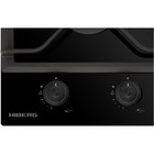 Варочная поверхность HIBERG VM 6021 B, комбинированная, 4 конфорки, газ-контроль, чёрная - Фото 8