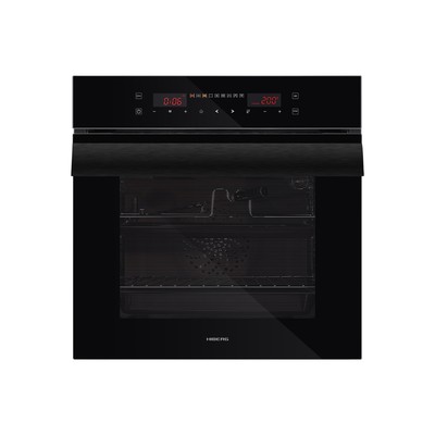 Духовой шкаф HIBERG VM 6192 B, электрический, встраиваемый, 67 л, чёрный