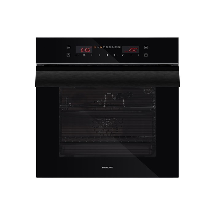 Духовой шкаф HIBERG VM 6192 B, электрический, встраиваемый, 67 л, цвет чёрный - Фото 1