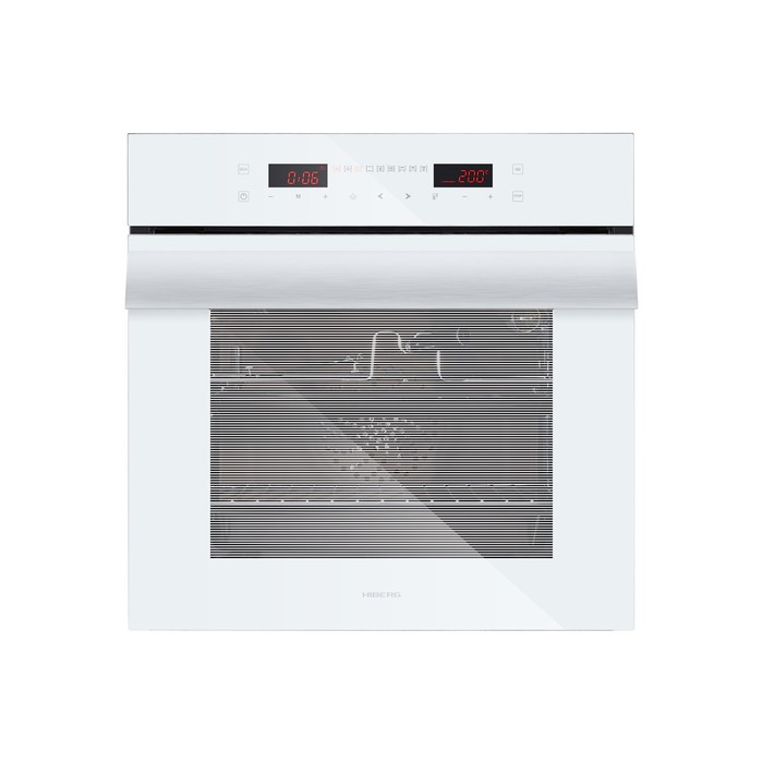 Духовой шкаф HIBERG VM 6192 W, электрический, встраиваемый, 67 л, цвет белый - Фото 1