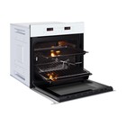 Духовой шкаф HIBERG VM 6192 W, электрический, встраиваемый, 67 л, цвет белый - Фото 6