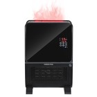 Тепловентилятор с увлажнителем воздуха HIBERG TSH 3000 B, напольный, керамический, 2000 Вт, 30 м², 3 режима, чёрный - Фото 4