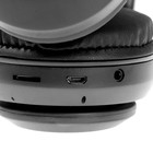 Наушники Defender FreeMotion B552, накладные,микрофон,управление,microSD,200 мАч, черные - Фото 6