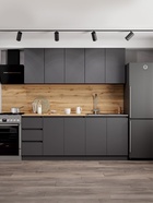 Кухонный гарнитур «Мори», 2000×600 мм, цвет графит - Фото 1