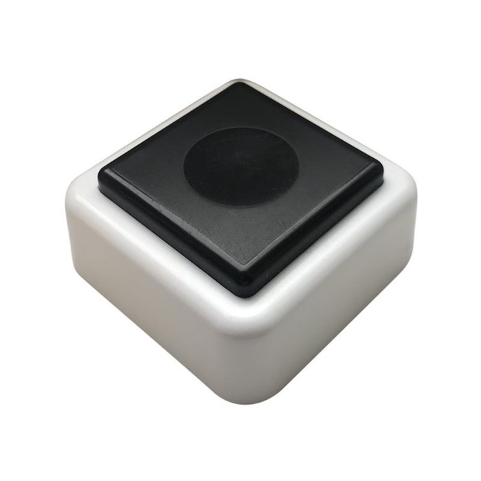 Кнопка для бытовых электрических звонков Тритон ВЗ1-01, цвет чёрный - Фото 1