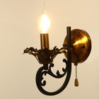 Бра "Мэдфи" Е14 40Вт черно-золотой 24х30х13 см - Фото 2
