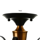 Люстра "Сина" 3хЕ27 40Вт черно-золотой 65х65х28 см BayerLux 9214985