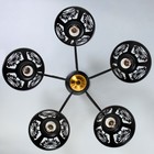 Люстра "Сина" 5хЕ27 40Вт черно-золотой 65х65х28 см BayerLux 9214986