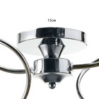 Люстра "Франни" 2хЕ27 40Вт серебро 58х29х28 см BayerLux - Фото 5