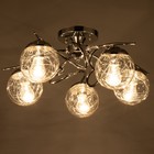 Люстра "Франни" 5хЕ27 40Вт серебро 60х60х28 см BayerLux 9214999 - фото 14162494