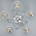 Люстра "Франни" 5хЕ27 40Вт серебро 60х60х28 см BayerLux 9214999 - фото 14162498