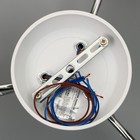 Люстра "Элла" 3хЕ27 40Вт бело-хромовый 41х41х21 см BayerLux - фото 24412820