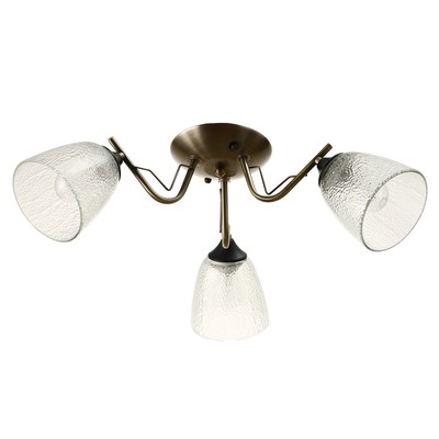 Люстра «Эсм BayerLuxина» 3хЕ27 40 Вт бронза 47×47×19 см BayerLux