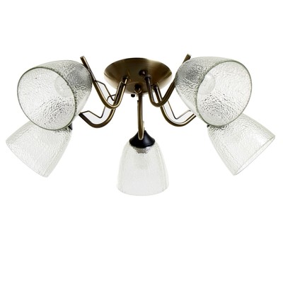 Люстра «Эсм BayerLuxина» 5хЕ27 40 Вт бронза 50×50×19 см BayerLux