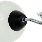 Люстра «Авиталь» 2хЕ27 40 Вт чёрно-хромовый 53×20×23 см BayerLux - фото 5018441