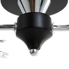 Люстра «Авиталь» 2хЕ27 40 Вт чёрно-хромовый 53×20×23 см BayerLux - фото 5018442