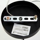 Люстра «Авиталь» 2хЕ27 40 Вт чёрно-хромовый 53×20×23 см BayerLux - фото 5018444