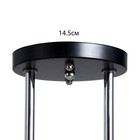 Люстра "Милава" 2хЕ27 40Вт чёрно-хромовый 54х22х27 см BayerLux - фото 41832502