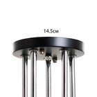 Люстра «Милава» 5хЕ27 40 Вт чёрно-хромовый 62×62×27 см BayerLux - фото 3825532