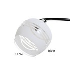 Люстра «Милава» 5хЕ27 40 Вт чёрно-хромовый 62×62×27 см BayerLux - фото 3825533