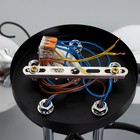 Люстра «Милава» 5хЕ27 40 Вт чёрно-хромовый 62×62×27 см BayerLux - фото 3825536