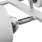 Люстра «Алатея» 6хЕ27 40 Вт бело-хромовый 55×43×28 см BayerLux - фото 5034600