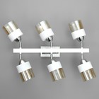 Люстра «Алатея» 6хЕ27 40 Вт бело-хромовый 55×43×28 см BayerLux - фото 5034602